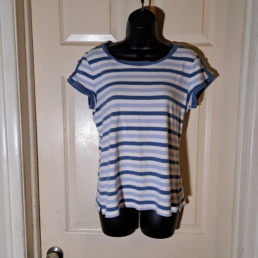 Talbots Striped T-shirt size medium